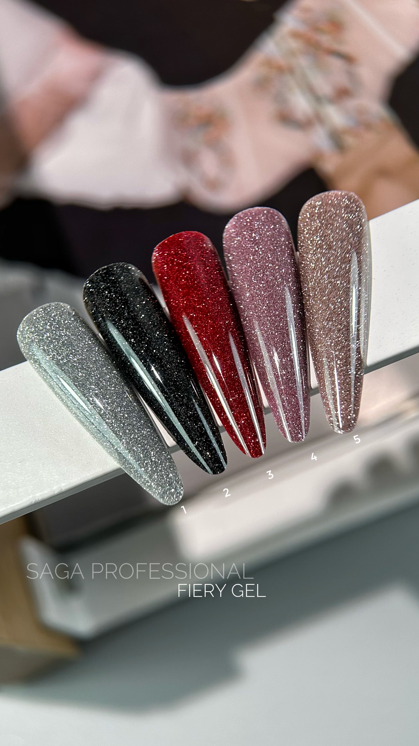 Gel Polish SAGA Professional FIERY Gel 03, 9ml