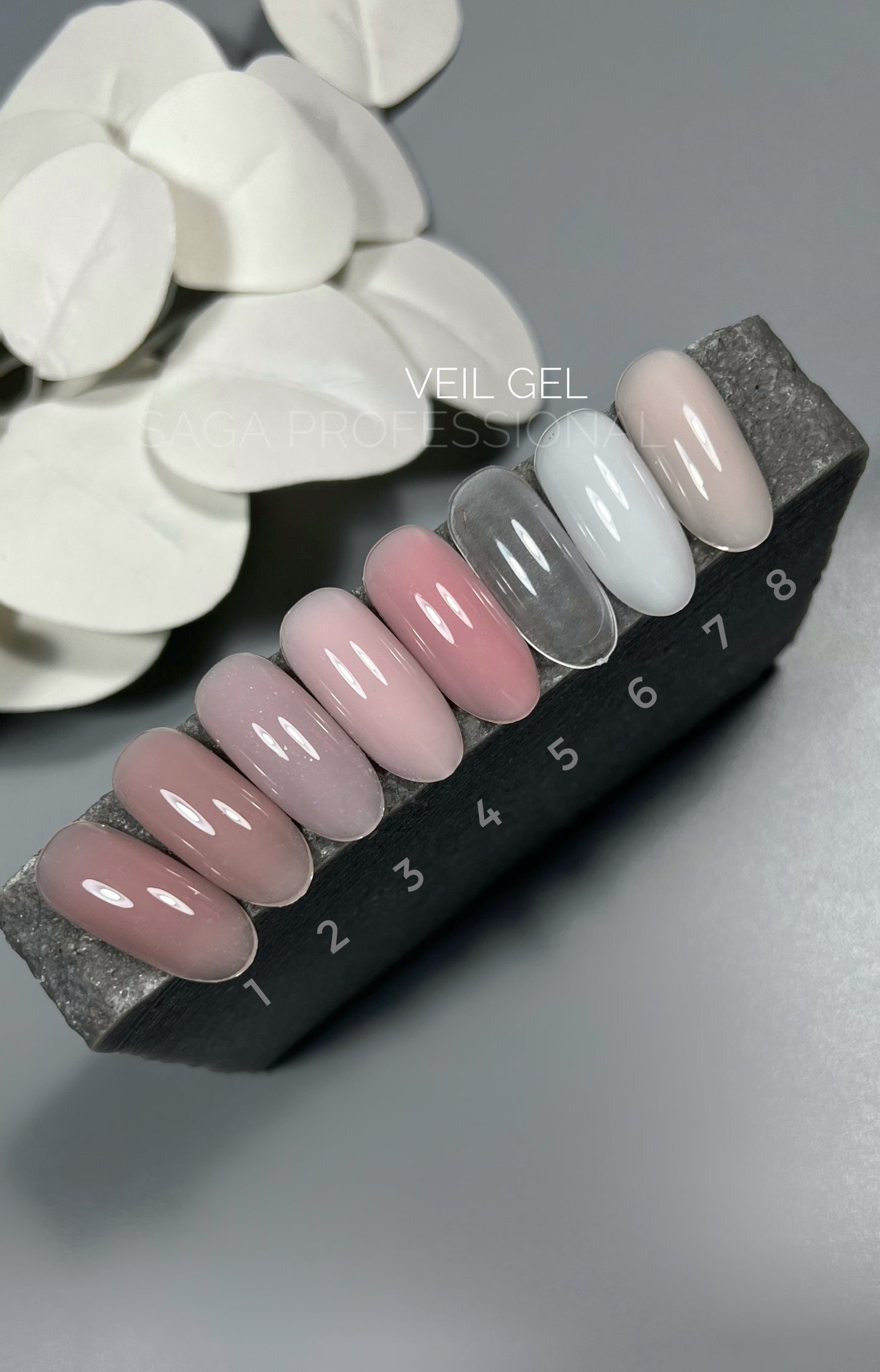 Builder gel SAGA VEIL 03, 15ml