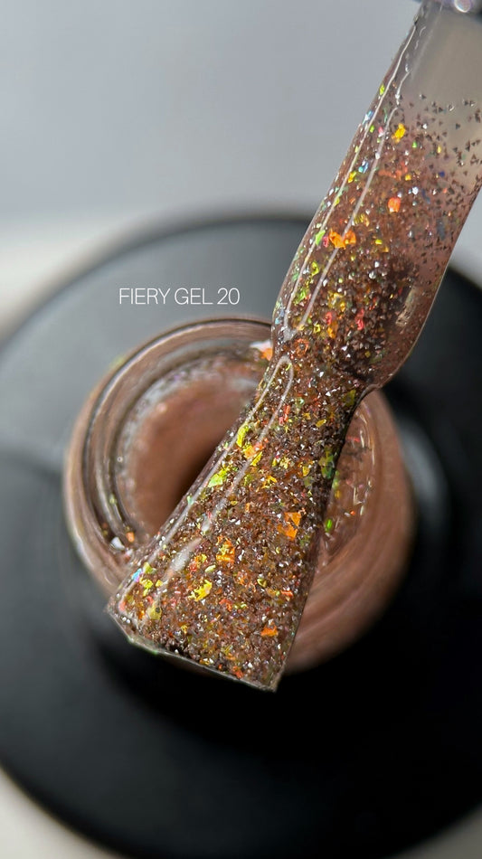 Gel Polish SAGA Professional FIERY Gel 20, 9ml