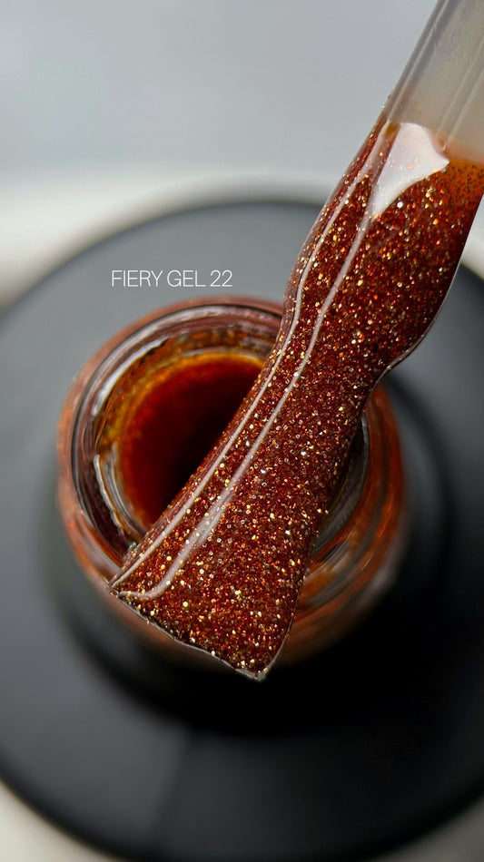 Gel Polish SAGA Professional FIERY Gel 22, 9ml