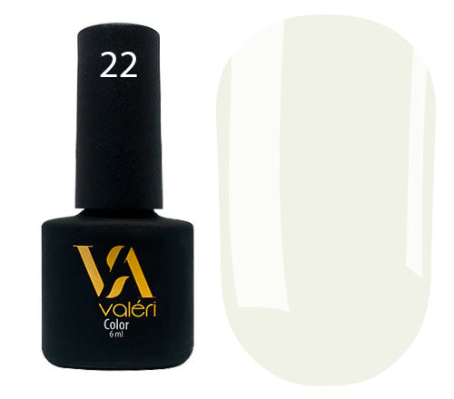 Gel polish VALERI 022 (Milky), 6ml