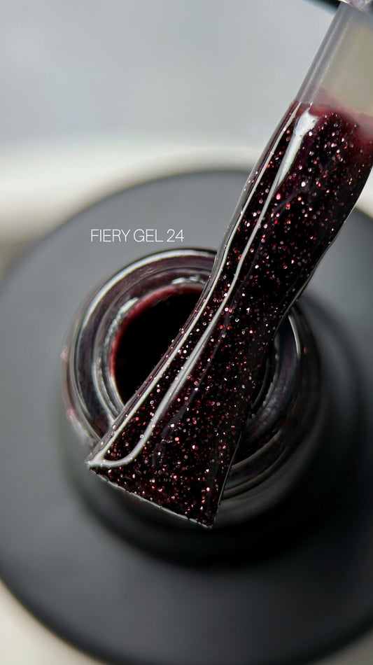 Gel Polish SAGA Professional FIERY Gel 24, 9ml