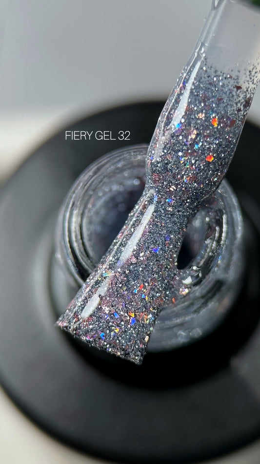 Gel Polish SAGA Professional FIERY Gel 32, 9ml