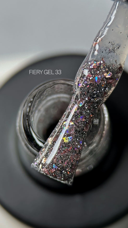 Gel Polish SAGA Professional FIERY Gel 33, 9ml