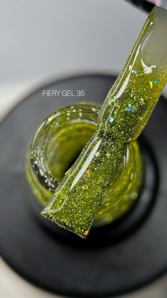 Gel Polish SAGA Professional FIERY Gel 35, 9ml