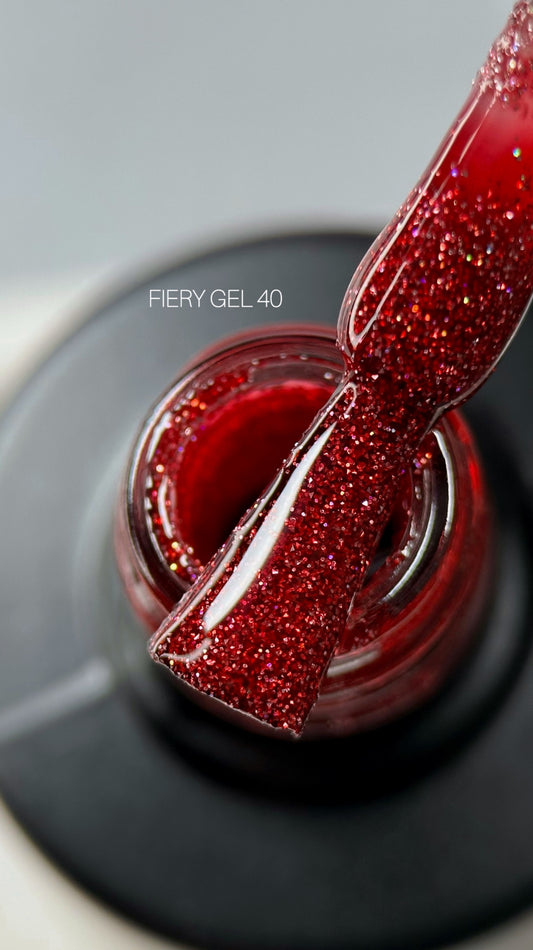 Gel Polish SAGA Professional FIERY Gel 40, 9ml