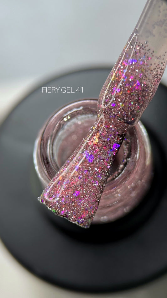 Gel Polish SAGA Professional FIERY Gel 41, 9ml