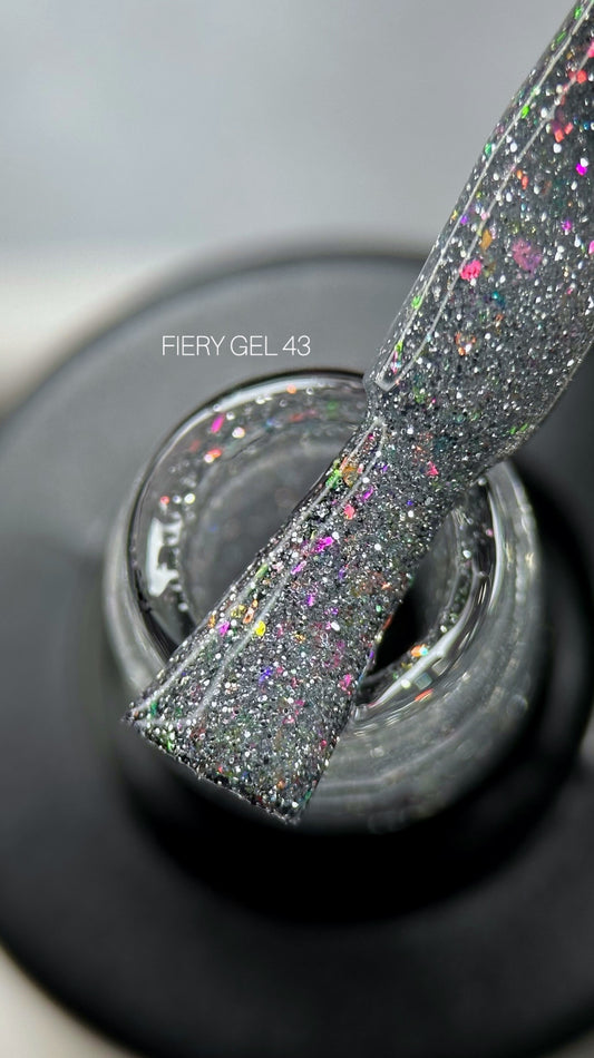 Gel Polish SAGA Professional FIERY Gel 43, 9ml