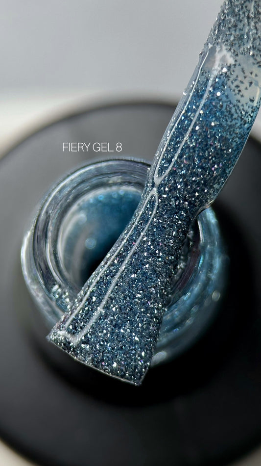 Gel Polish SAGA Professional FIERY Gel 08, 9ml