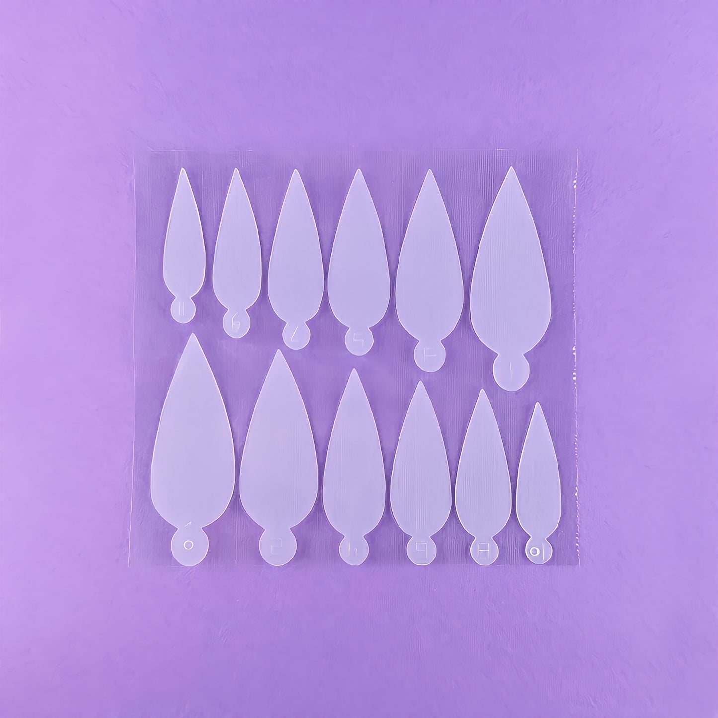 PROFESSIONAL NAIL MOLDS "DNKa",
#0001 36pcs