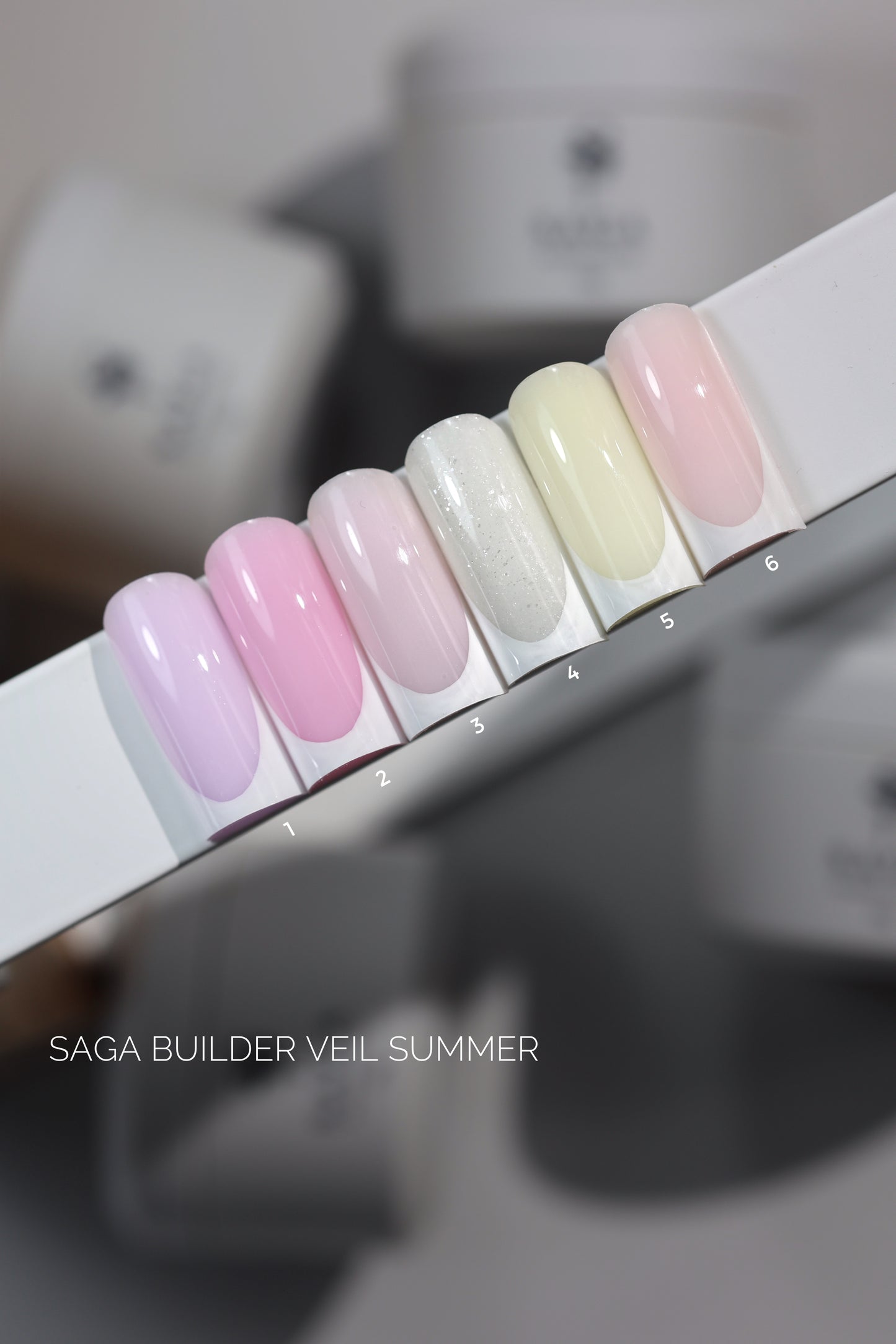 SAGA builder gel Veil Summer 01, 15g