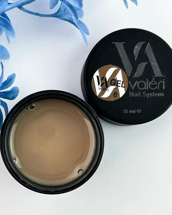 Builder gel VALERI 06 CACAO, 15ml