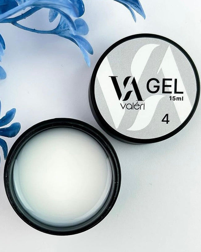 Конструирующий гель VALERI 04 MILK, 15мл