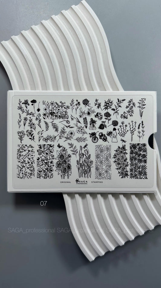 SAGA Professional Stamping Plate 07