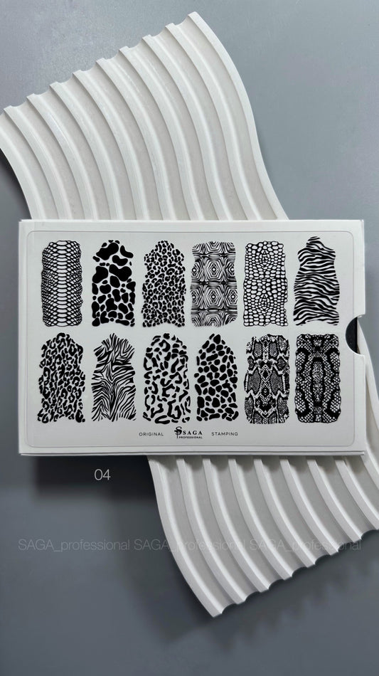 SAGA Professional Stamping Plate 04