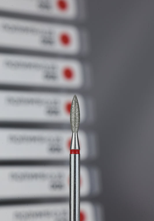 SAGA Professional Diamantfräse "Flamme" 2.3mm Rot 005