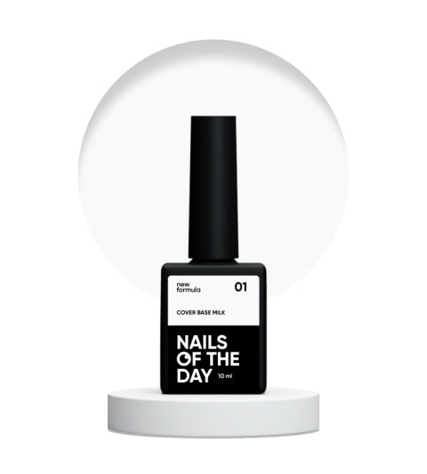 NAILSOFTHEDAY Cover base NEW milk 01, 10 ml