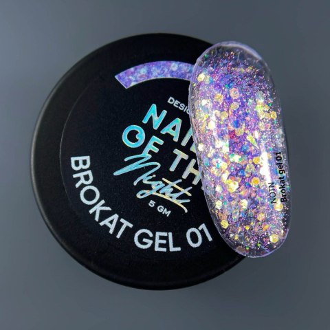 NAILSOFTHENIGHT Brokat gel 01, 5 ml