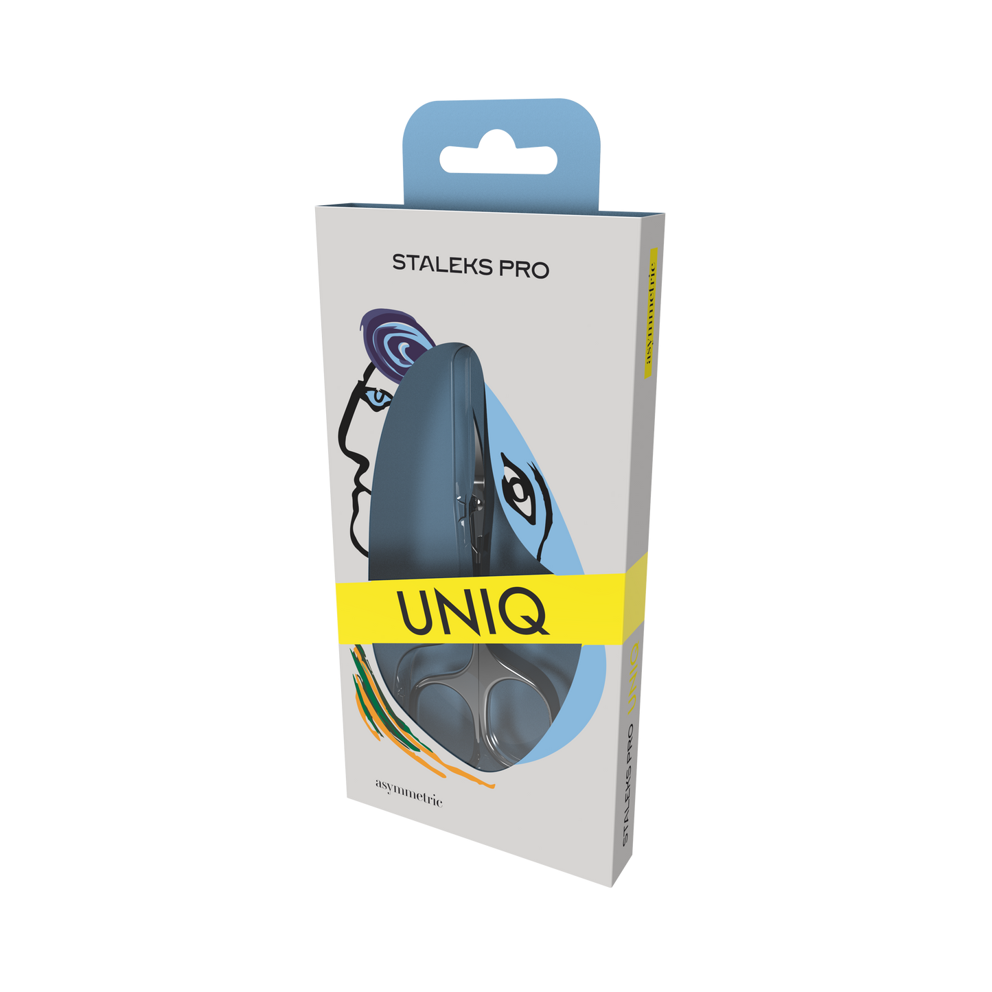 Professional cuticle scissors STALEKS "Asymmetric" UNIQ 20 TYPE 4