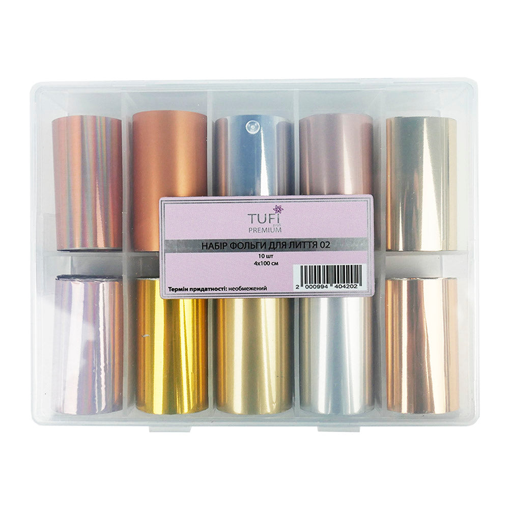 Set Nagelfolie für Nageldesign TUFI profi PREMIUM