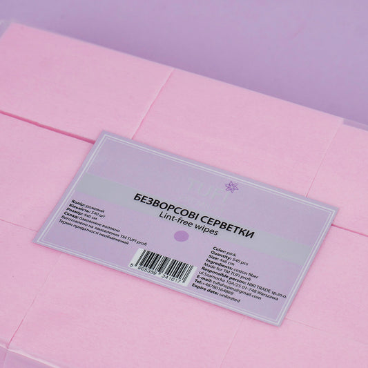 Fusselfreie Tücher TUFI Profi PREMIUM rosa, 540 St