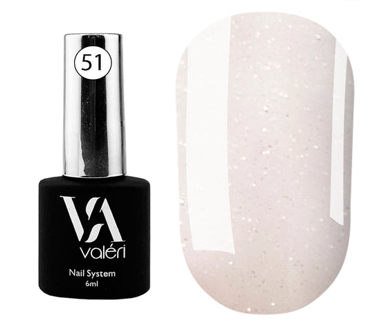 Rubber FRENCH Base VALERI 51 Opal, 6ml