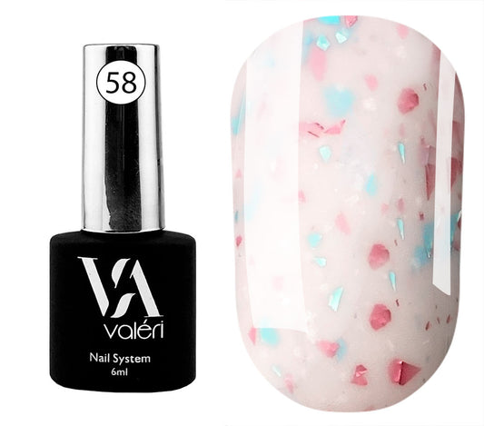 Rubber FRENCH Base VALERI 58 Potal, 6ml