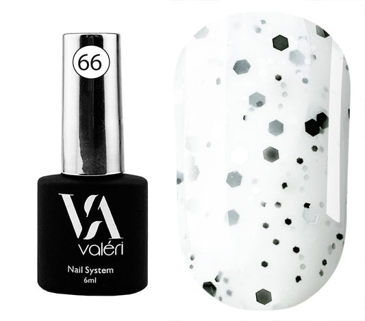 Rubber FRENCH Base VALERI 66 Dots, 6ml