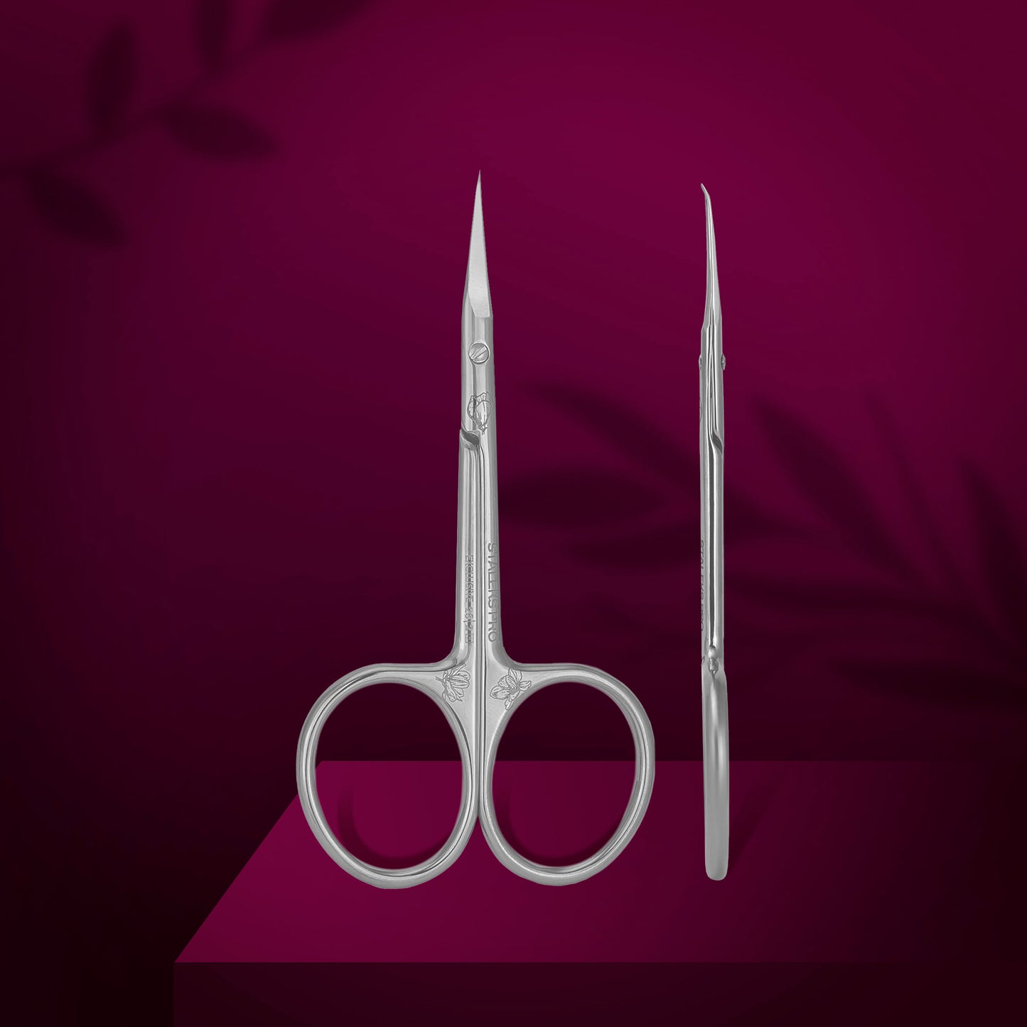 Professionelle Nagelhautschere Mit Haken STALEKS EXCLUSIVE 23 Typ 2 (Magnolia)