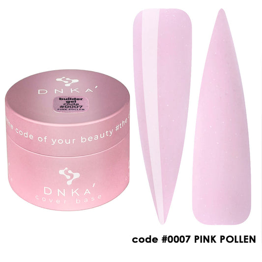 BUILDER GEL "DNKa", 30 ml #0007 Pink
Pollen