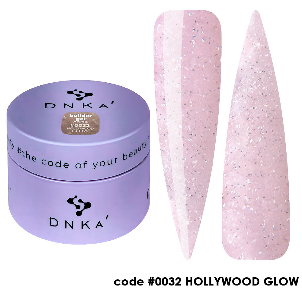 BUILDER GEL "DNKa", 30 ml #0032 HOLLYWOOD GLOW