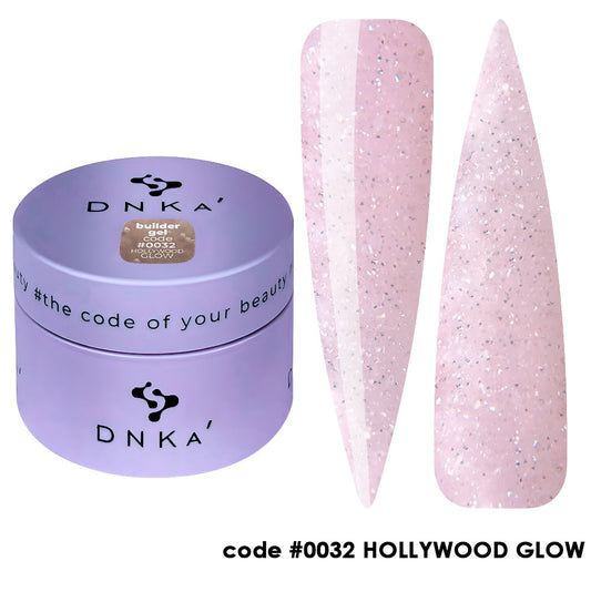 BUILDER GEL "DNKa", 30 ml #0032 HOLLYWOOD GLOW