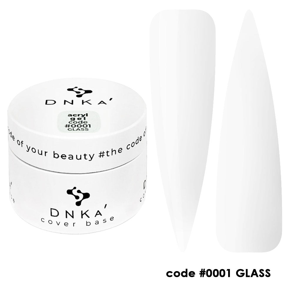 ACRYL GEL "DNKa", 30 ml #0001 Glass ( Clear )
