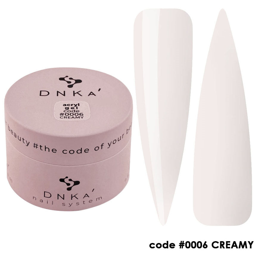 ACRYL GEL "DNKa", 30 ml #0006 Creamy