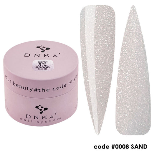 ACRYL GEL "DNKa", 30 ml #0008 Sand