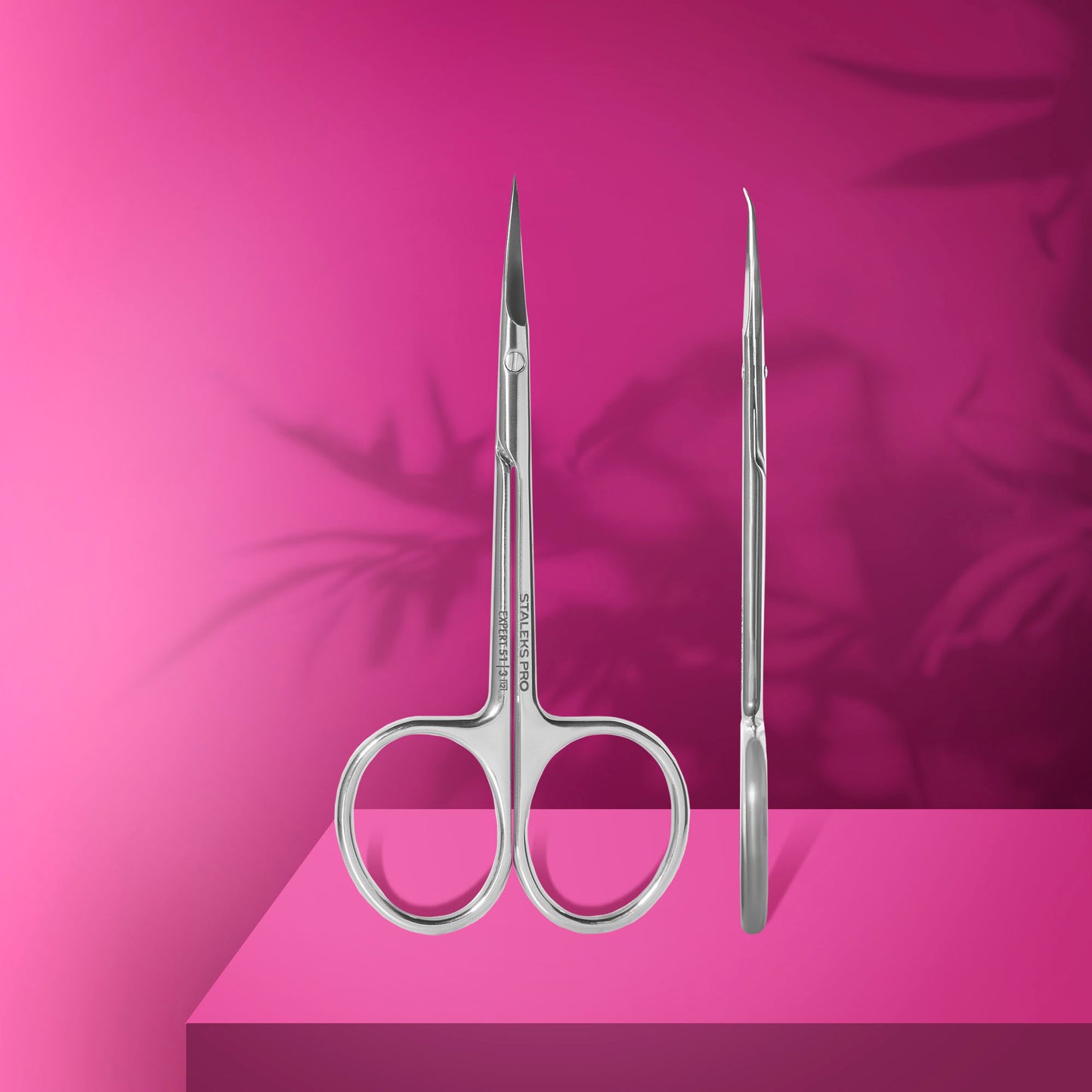 Professional cuticle scissors with hook STALEKS EXPERT 51 Type 3