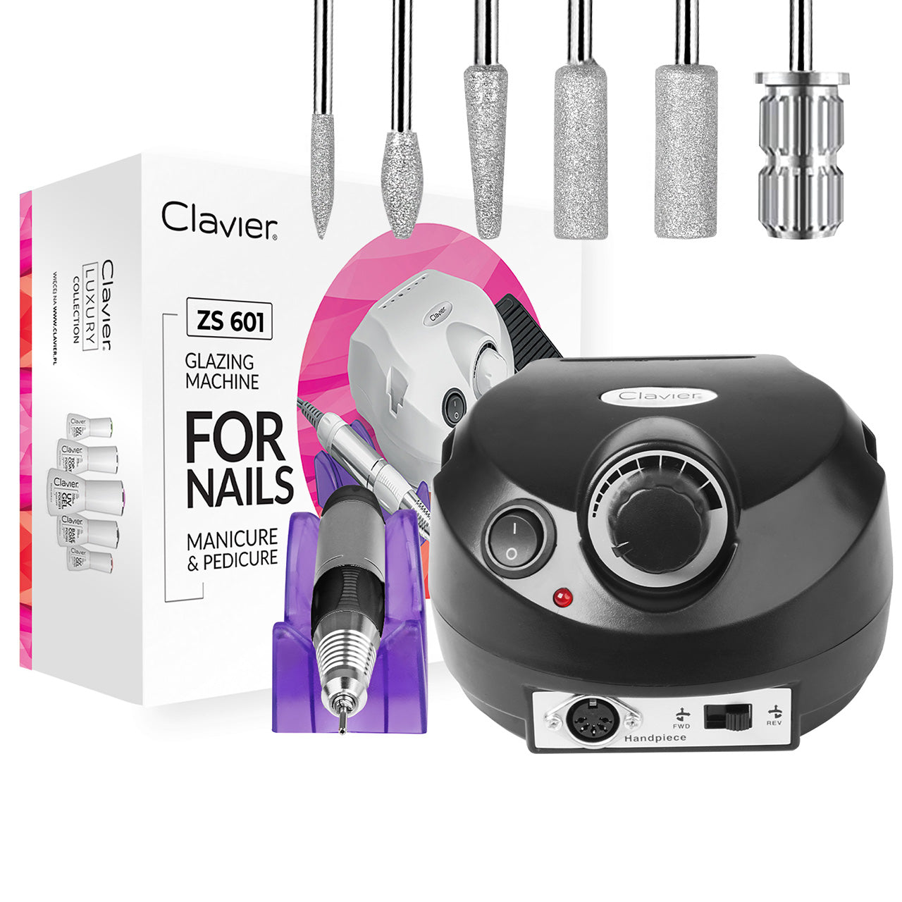 Фреза ZS 601 Black, 65 Вт