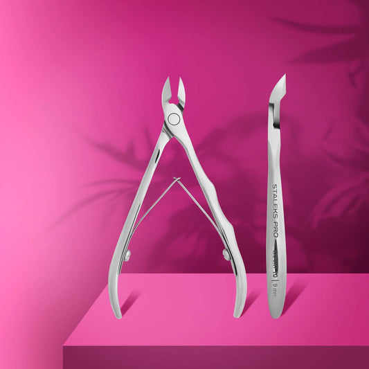 Professional cuticle nippers STALEKS EXPERT 10 9mm