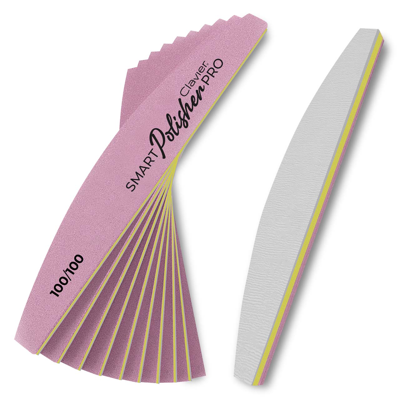 2in1 Smart Polisher PRO Clavier nail file 100/100, 10 pieces.