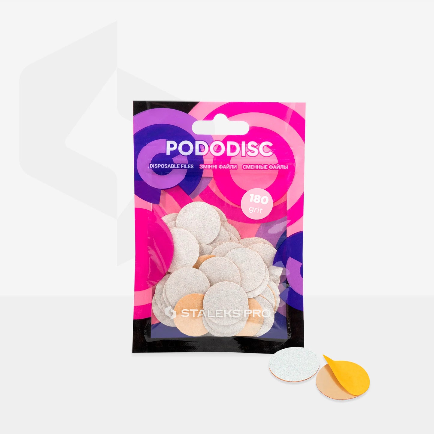 Ersatzfeilen für Pedikür-Scheibe PODODISC STALEKS PRO M, 180grit (50 Stk)