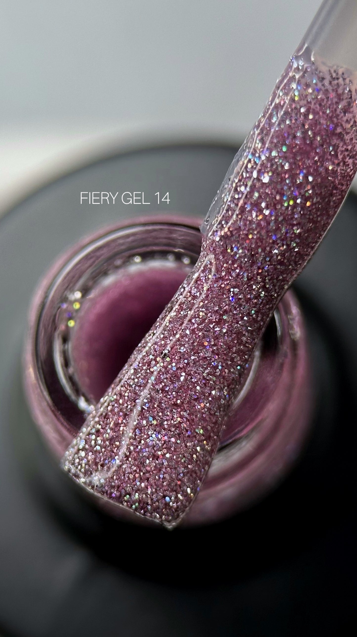 Gel Polish SAGA Professional FIERY Gel 14, 9ml