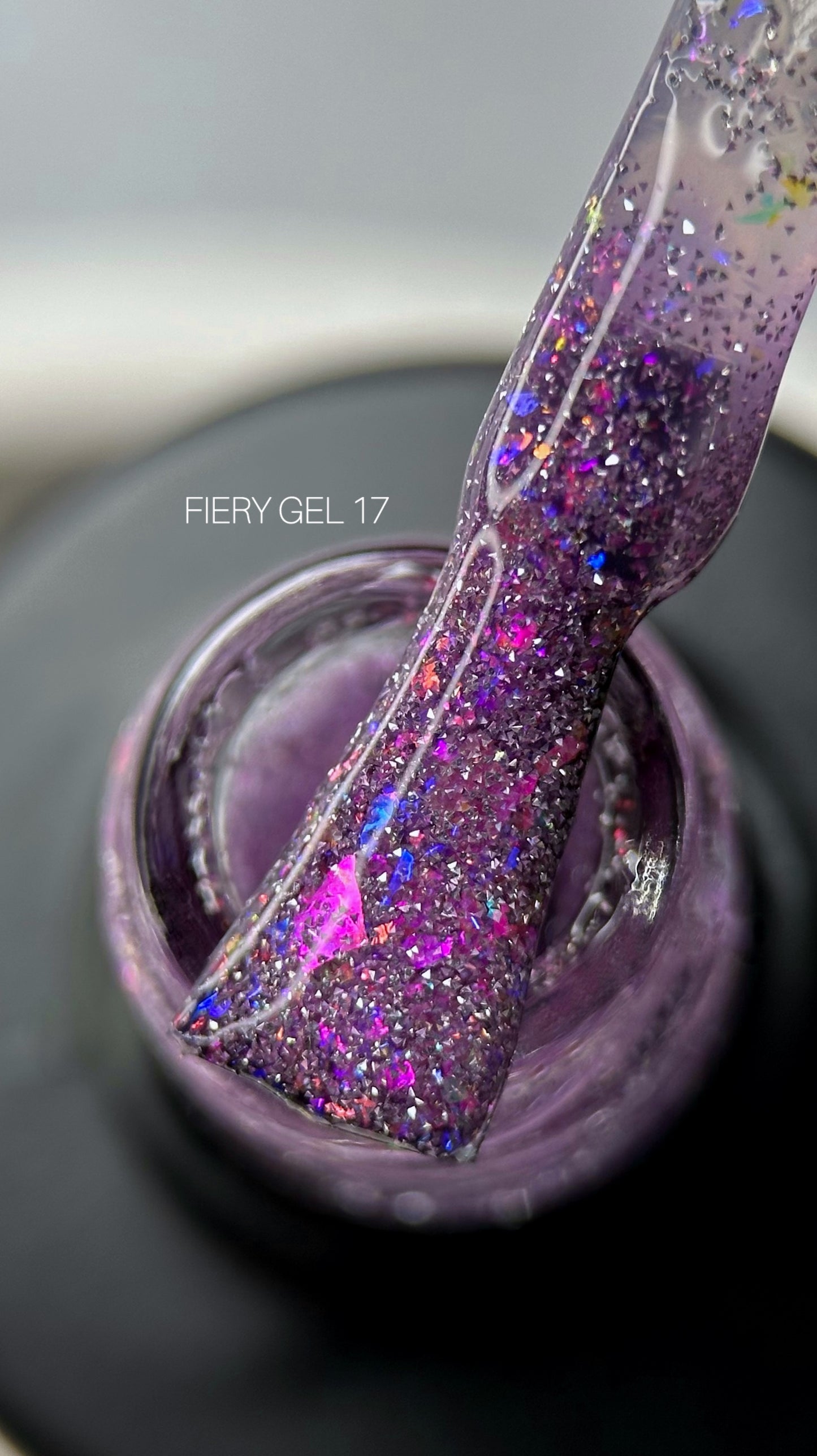 Gel Polish SAGA Professional FIERY Gel 17, 9ml