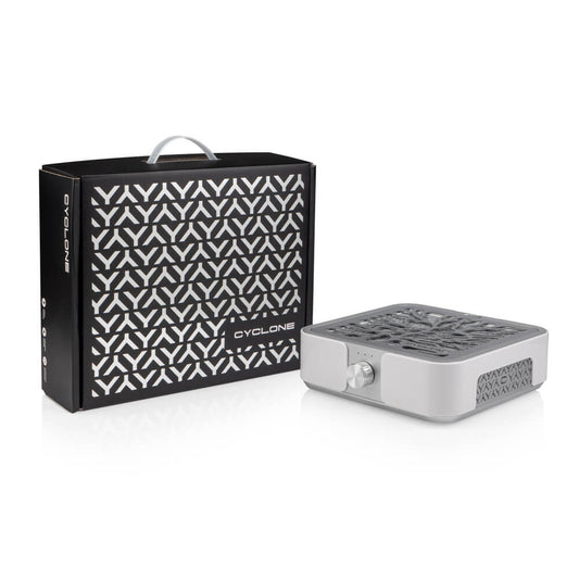 BUCOS CYCLONE X3  72w SILVER Nail dust collector with activated CARBON HEPA filter