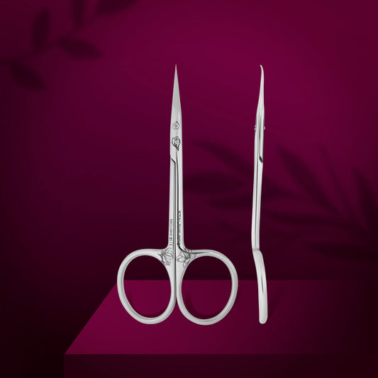 Professionelle Nagelhautschere Mit Haken STALEKS EXCLUSIVE 21 Typ 1 (Magnolia)