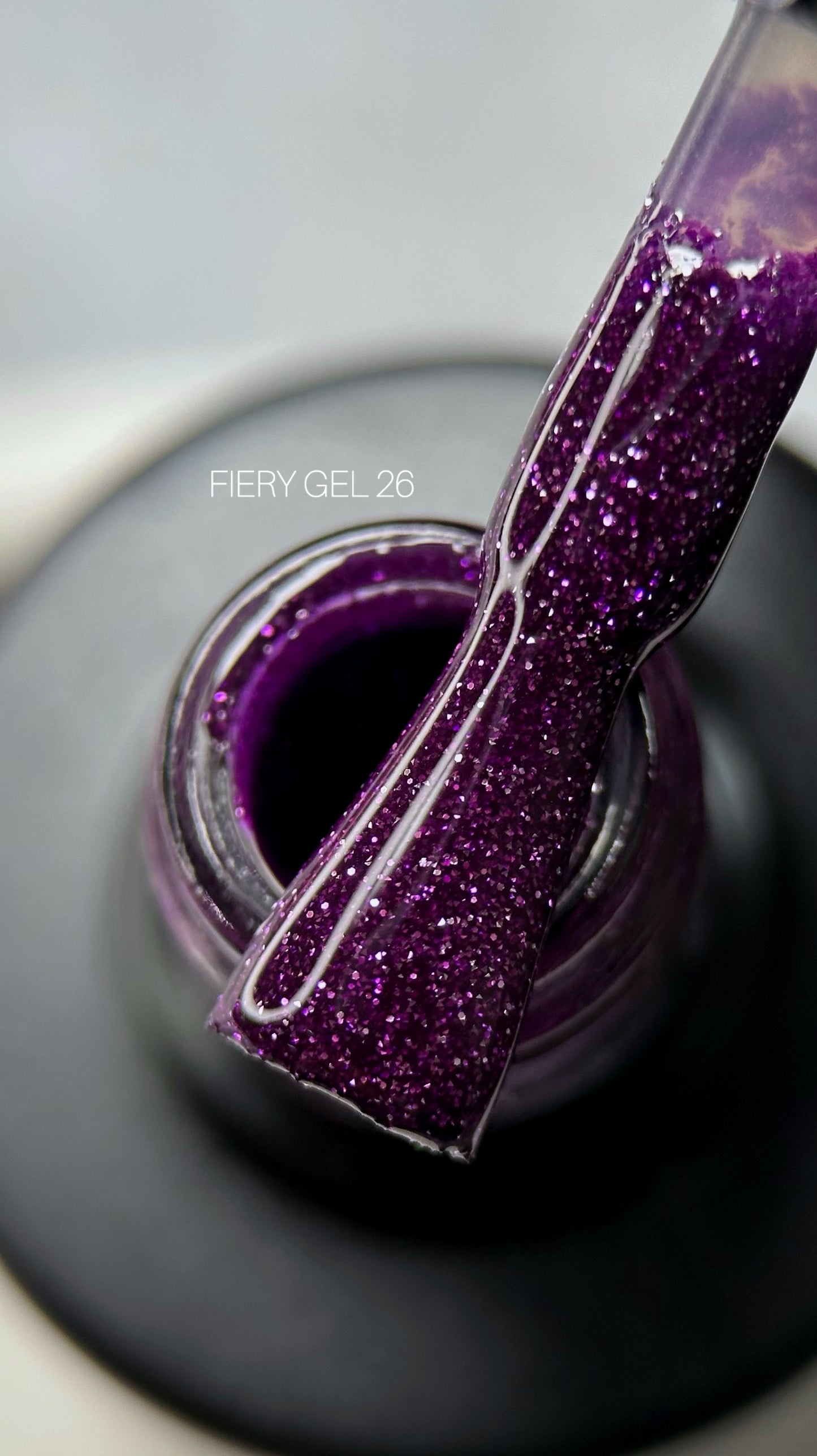 Gel Polish SAGA Professional FIERY Gel 26, 9ml