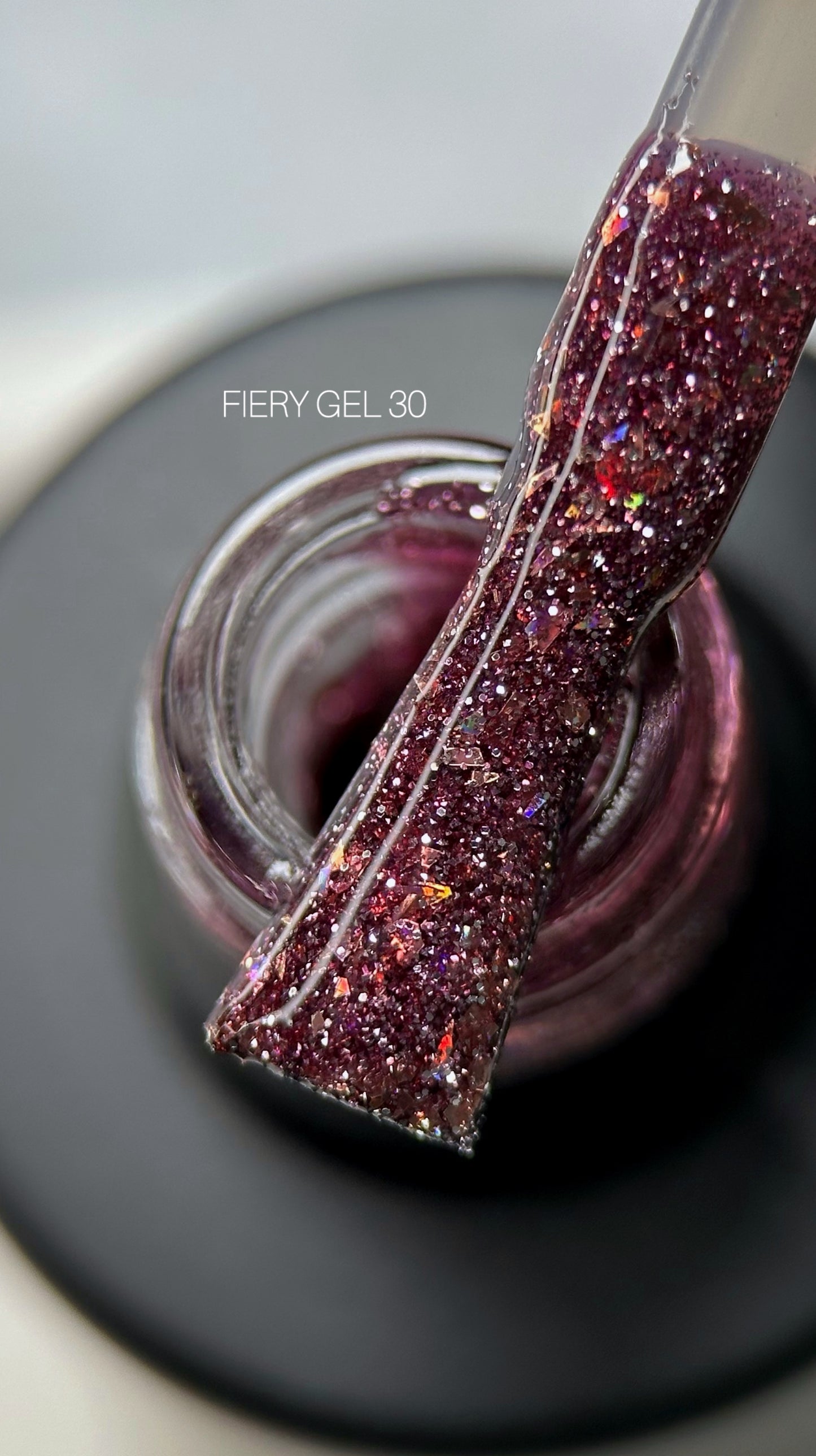 Gel Polish SAGA Professional FIERY Gel 30, 9ml