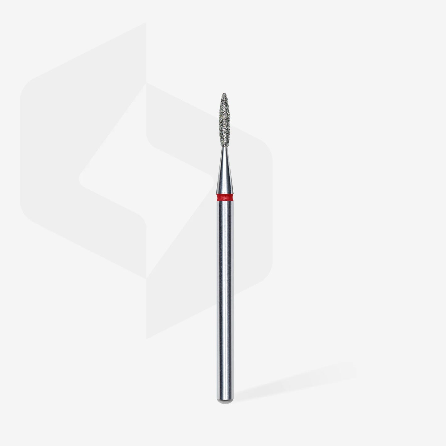 STALEKS  Diamantfräse "Flamme" rot, Durchmesser 1.6 mm / 8 mm