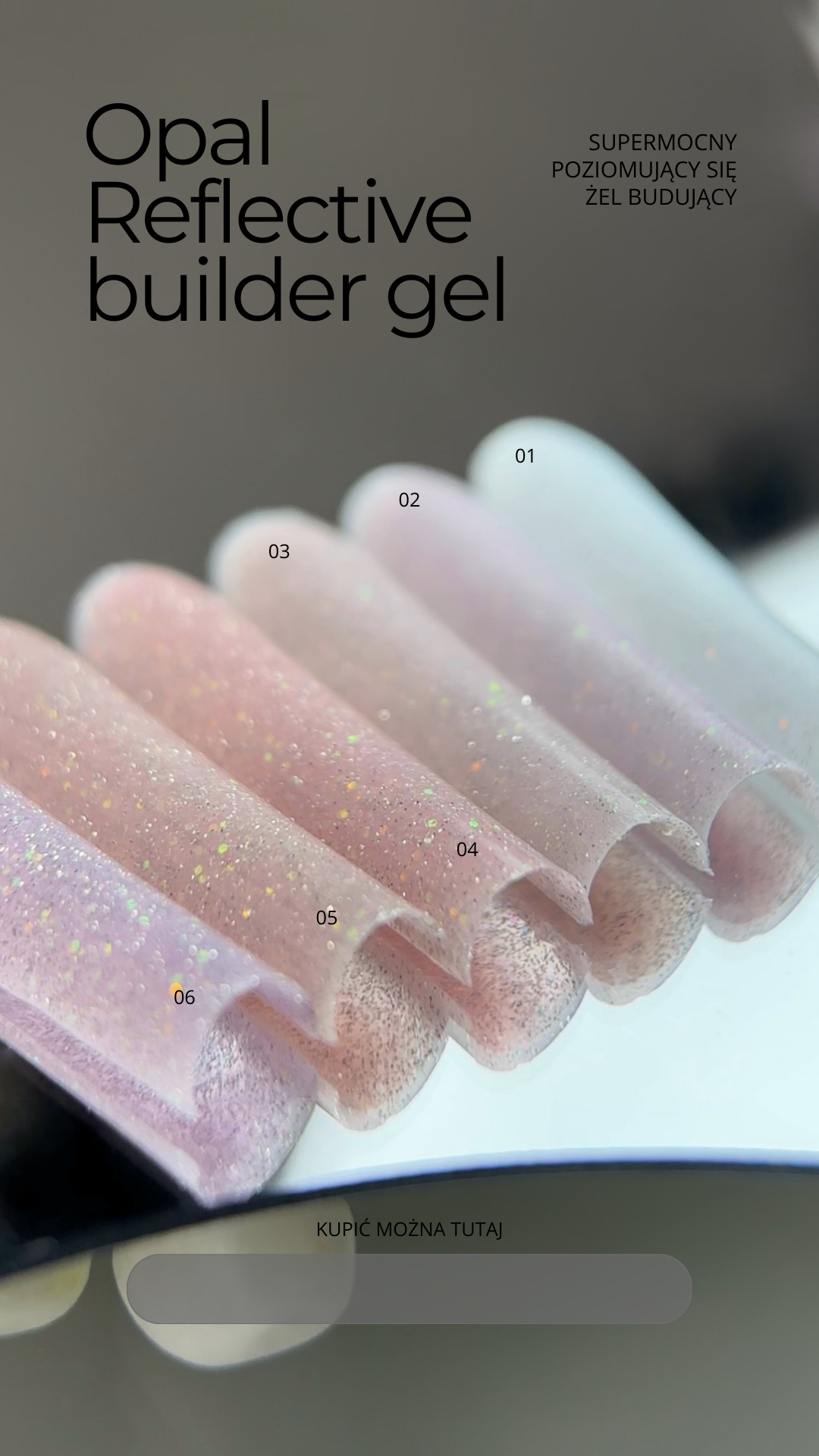 NAILSOFTHEDAY Opal Reflective builder  gel 03, 15 g