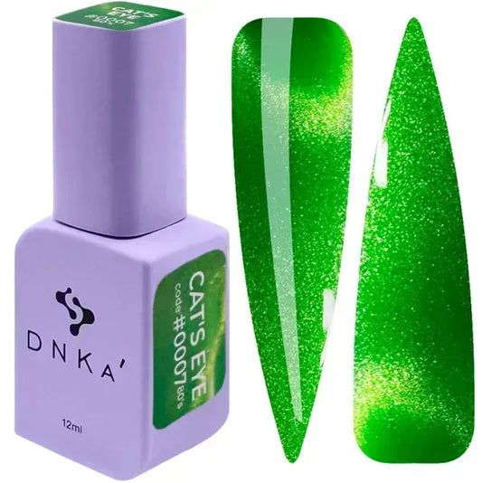 COLOR GEL POLISH "DNKa" Cat's Eye 80's #0007, 12 ml