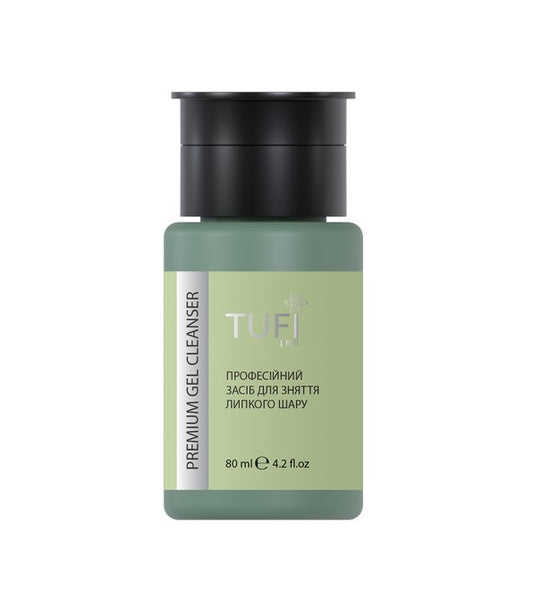 Flüssigkeit zum Entfernen der klebrigen Schicht mit Pumpe TUFI profi PREMIUM Gel Cleanser 80 ml
